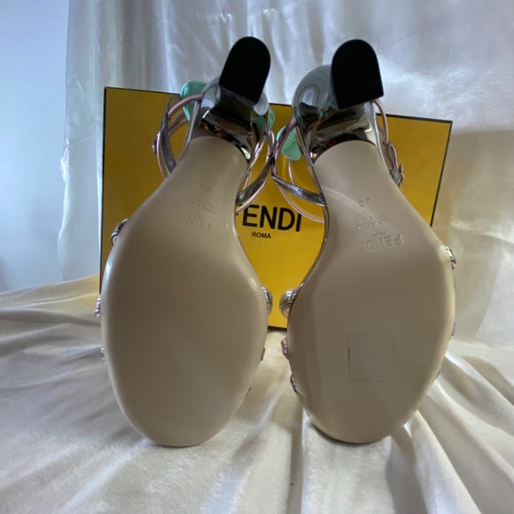 Fendi Metallic Heels - Picture 5 of 9